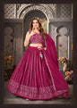 Pure Georgette Lehenga with Heavy Embroidery Work