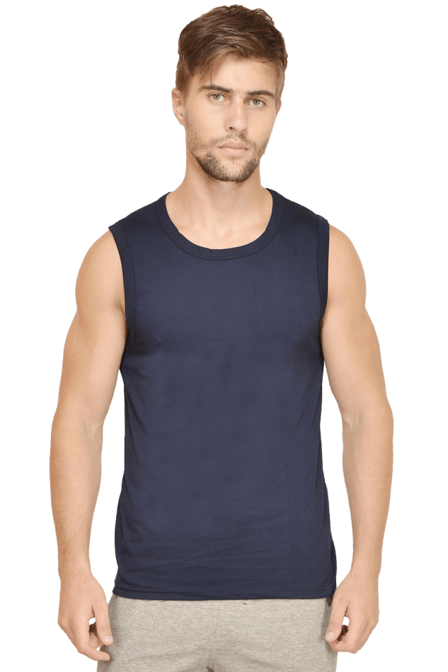 Male Round Neck Sleeveless