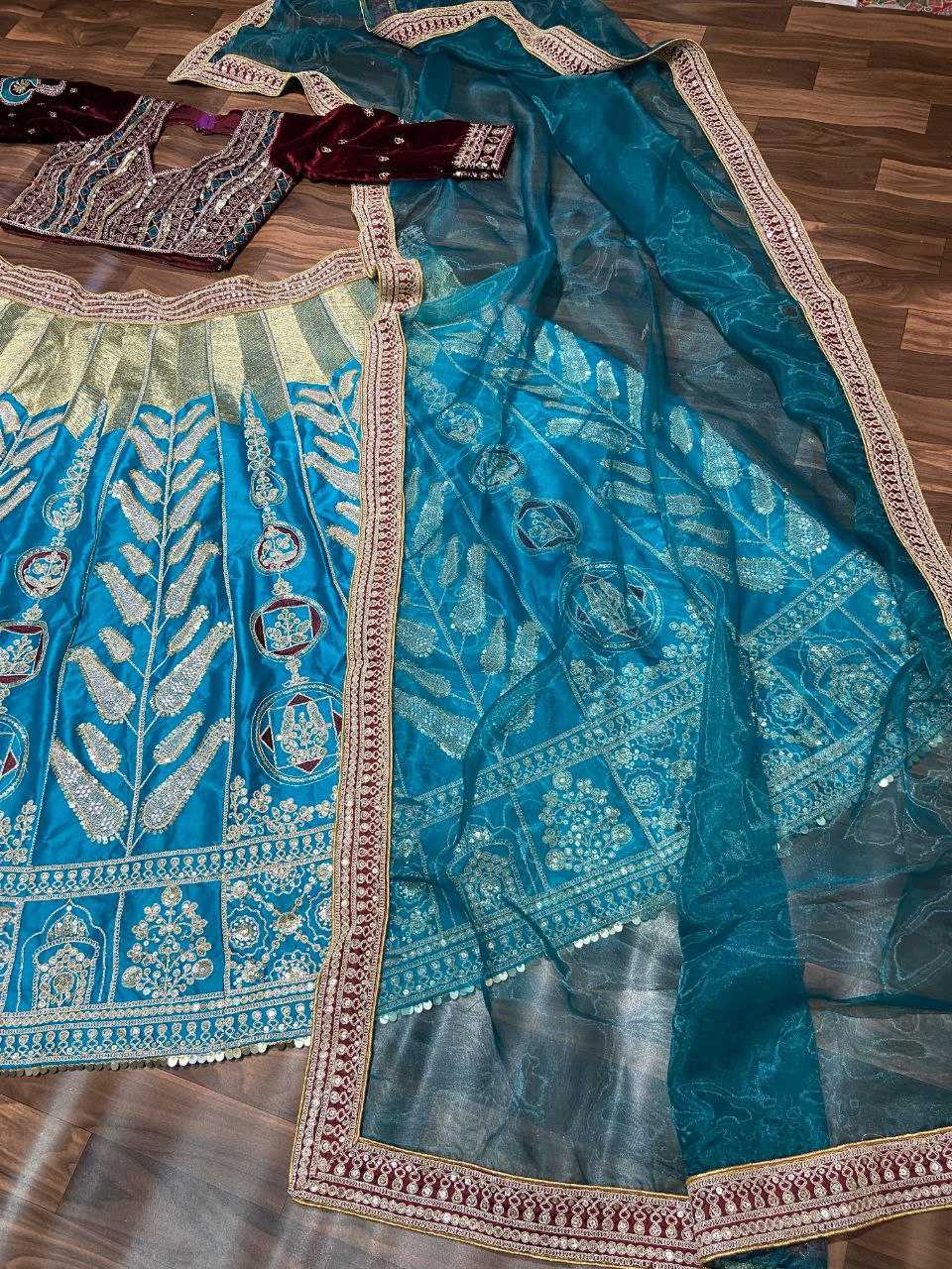 Mulmul Satin lehengas